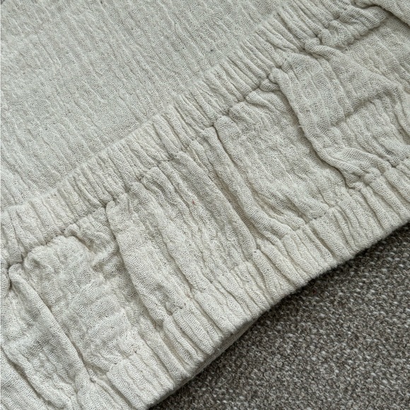 ✨BAHHGOOSE Strapless Linen Bandeau Top - Picture 5 of 11